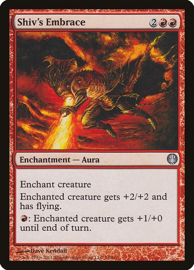 Image for Shiv's Embrace (Duel Decks: Knights vs. Dragons) (74) - Magic: The Gathering