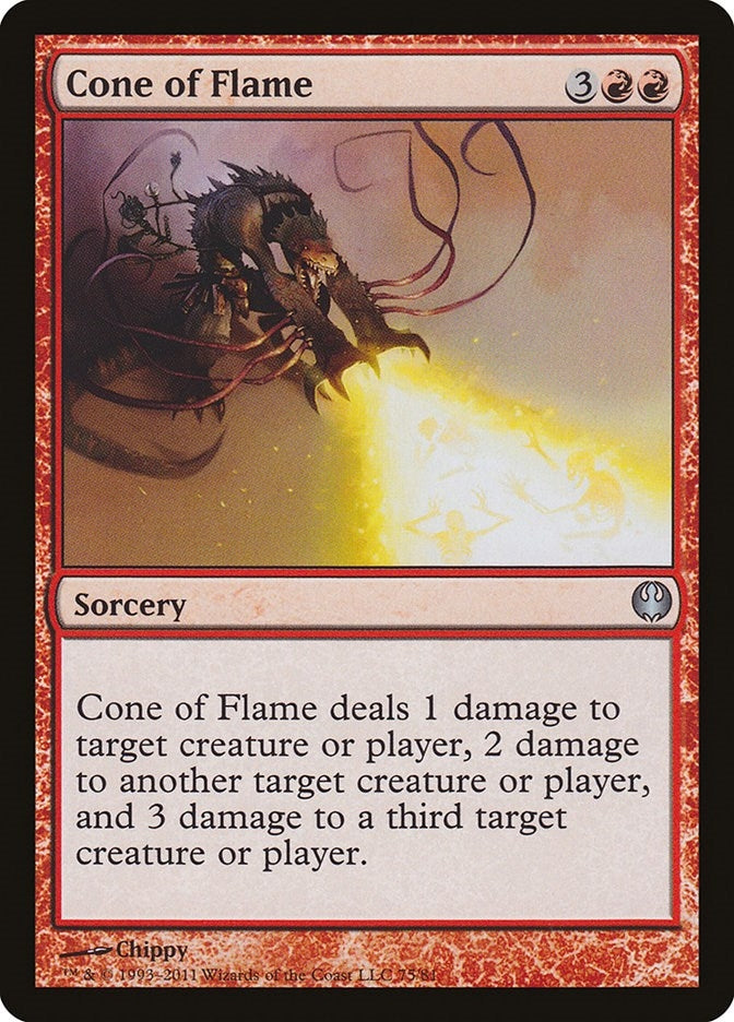 Image for Cone of Flame (Duel Decks: Knights vs. Dragons) (75) - Magic: The Gathering