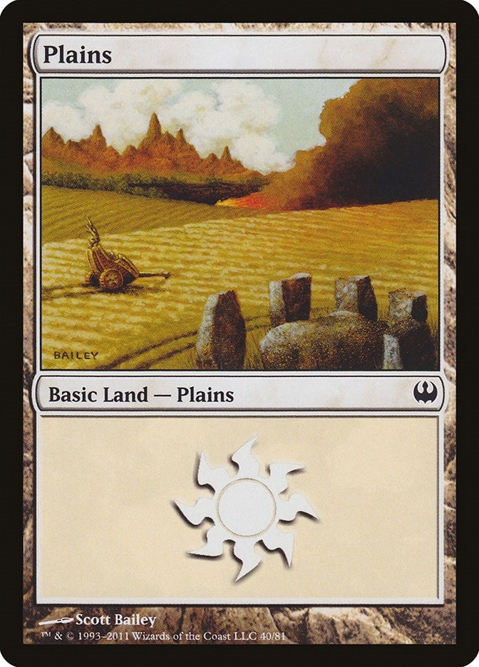 Image for Plains (40) (Duel Decks: Knights vs. Dragons) (40) - Magic: The Gathering