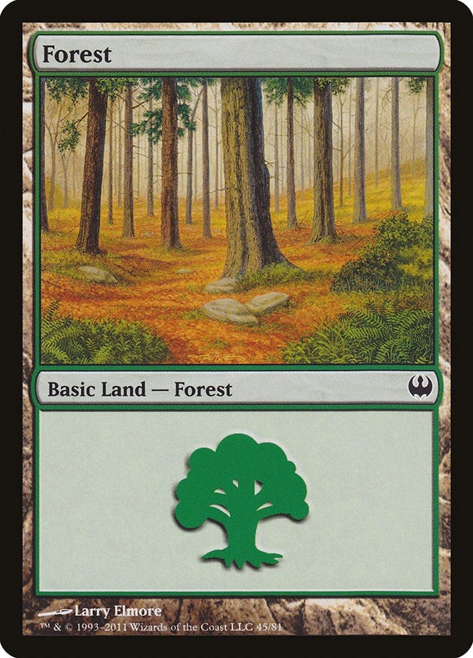 Image for Forest (45) (Duel Decks: Knights vs. Dragons) (45) - Magic: The Gathering