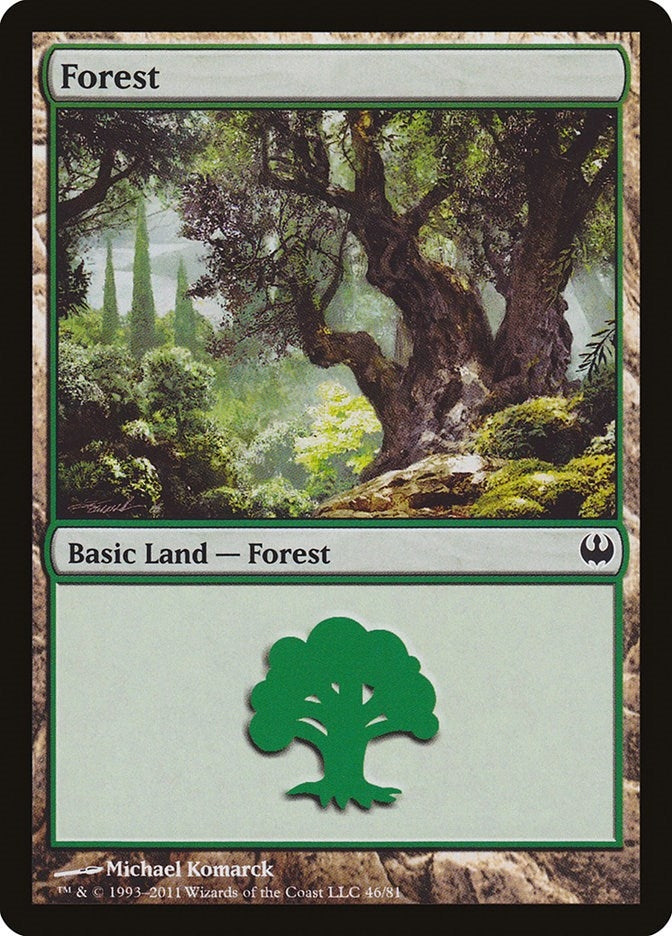 Image for Forest (46) (Duel Decks: Knights vs. Dragons) (46) - Magic: The Gathering