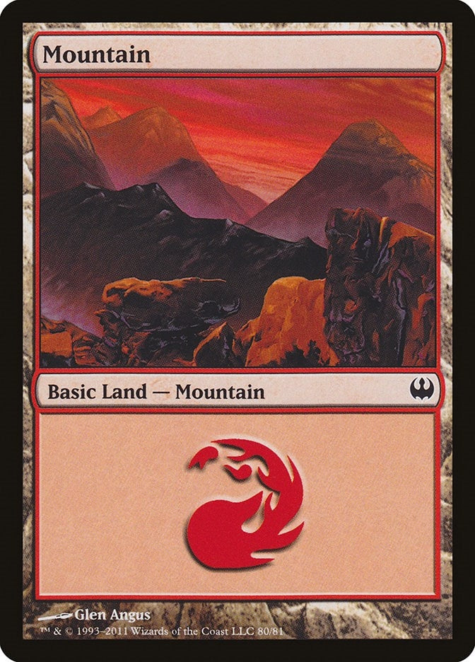 Image for Mountain (80) (Duel Decks: Knights vs. Dragons) (80) - Magic: The Gathering
