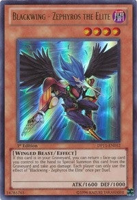 Image for Blackwing - Zephyros the Elite (Duelist Pack 11: Crow) (DP11-EN012) - YuGiOh