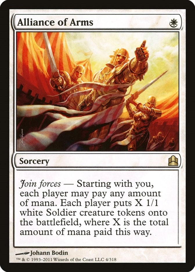 Image for Alliance of Arms (Commander) (4) - Magic: The Gathering
