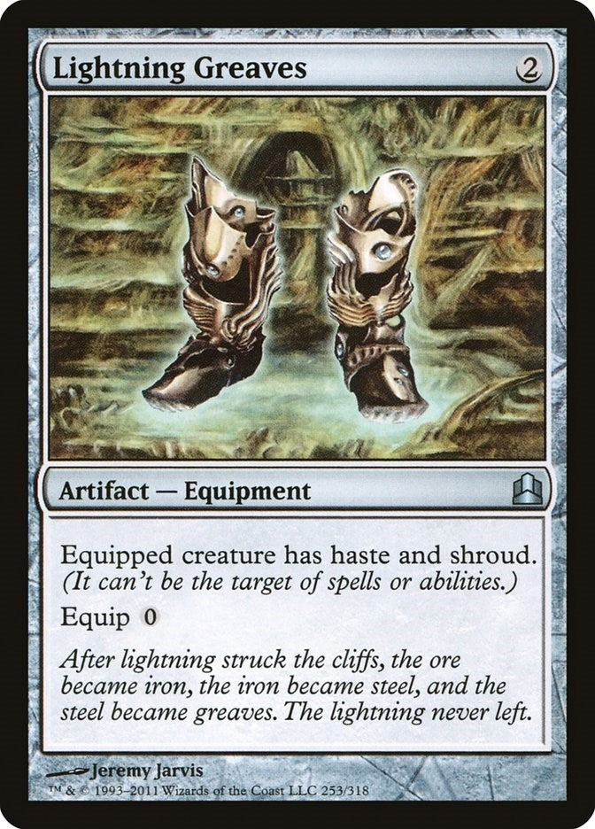Image for Lightning Greaves (Commander) (253) - Magic: The Gathering