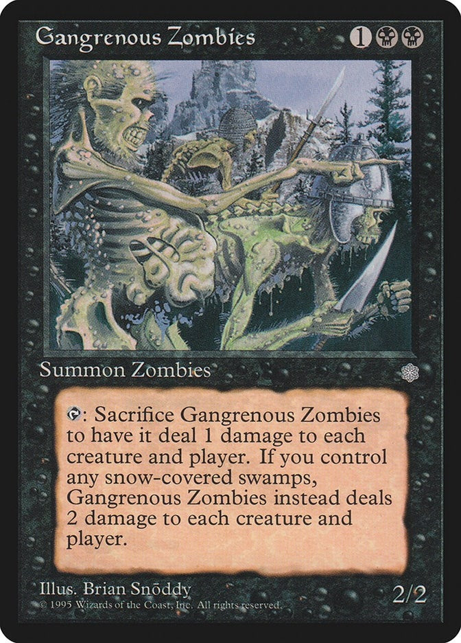 Image for Gangrenous Zombies (Ice Age) - Magic: The Gathering