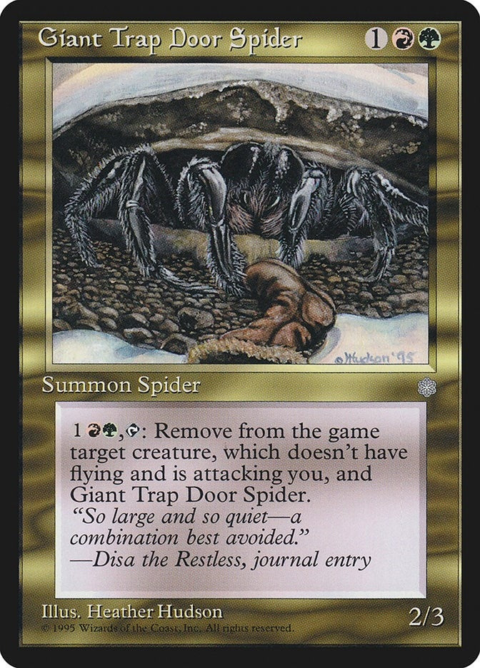 Image for Giant Trap Door Spider (Ice Age) - Magic: The Gathering