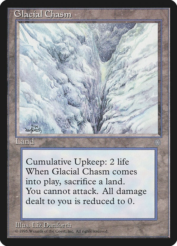 Image for Glacial Chasm (Ice Age) (331) - Magic: The Gathering