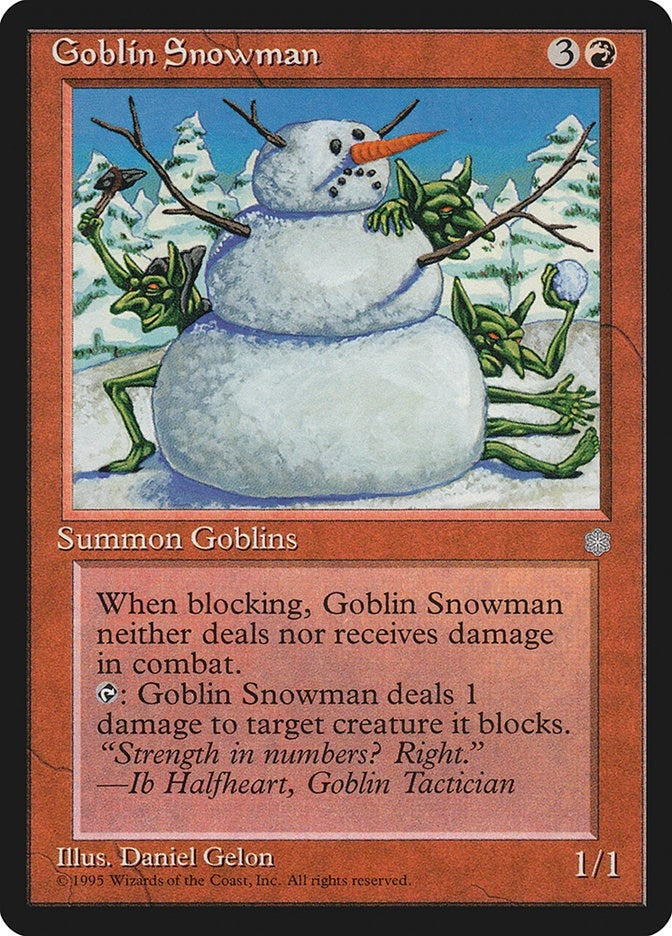 Image for Goblin Snowman (Ice Age) - Magic: The Gathering