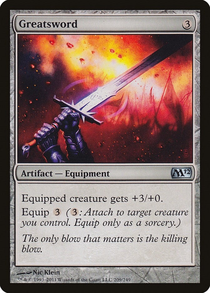 Image for Greatsword (Magic 2012 (M12)) (209) - Magic: The Gathering