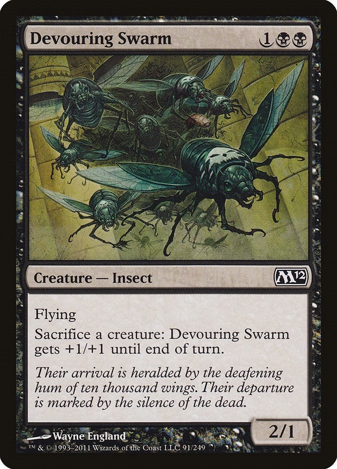 Image for Devouring Swarm (Magic 2012 (M12)) (91) - Magic: The Gathering