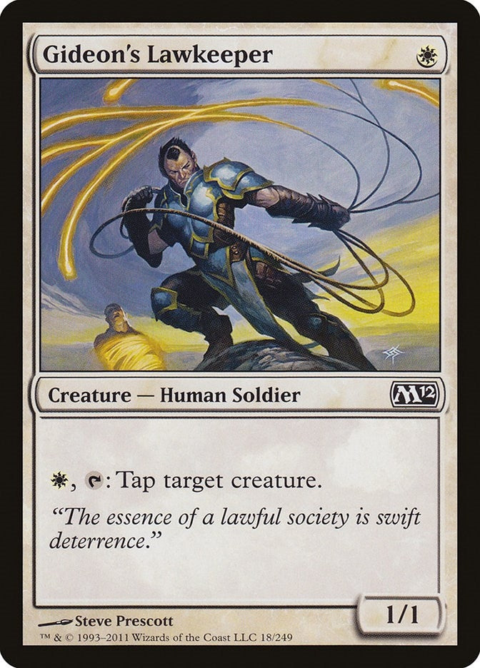 Image for Gideon's Lawkeeper (Magic 2012 (M12)) (18) - Magic: The Gathering