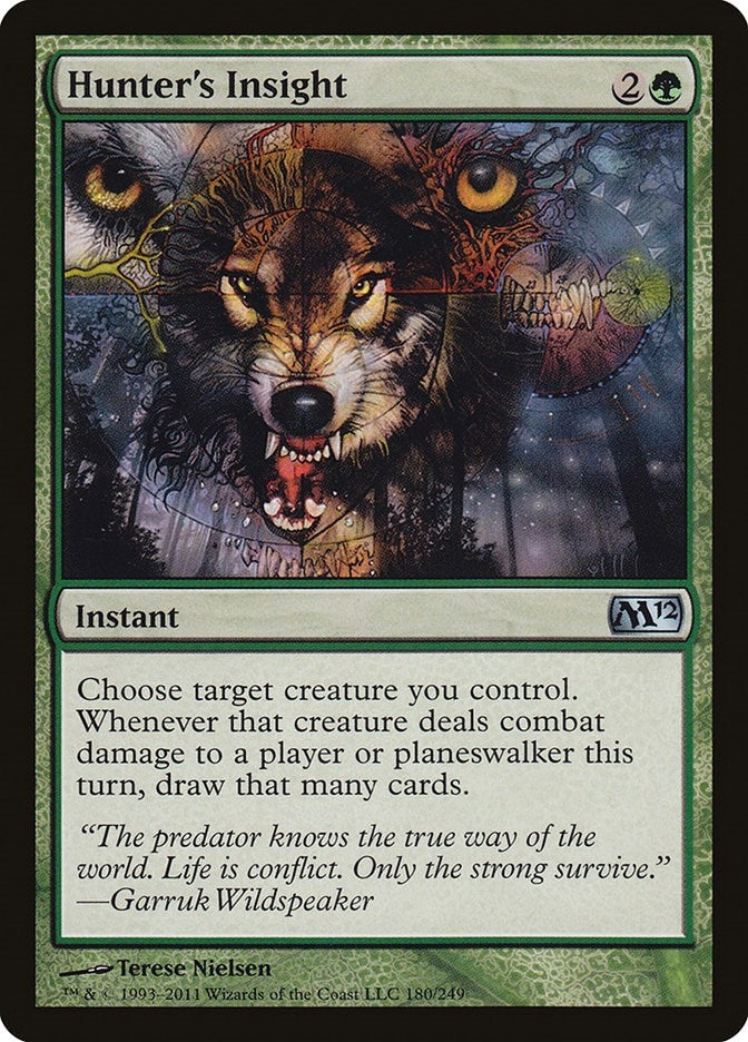 Image for Hunter's Insight (Magic 2012 (M12)) (180) - Magic: The Gathering