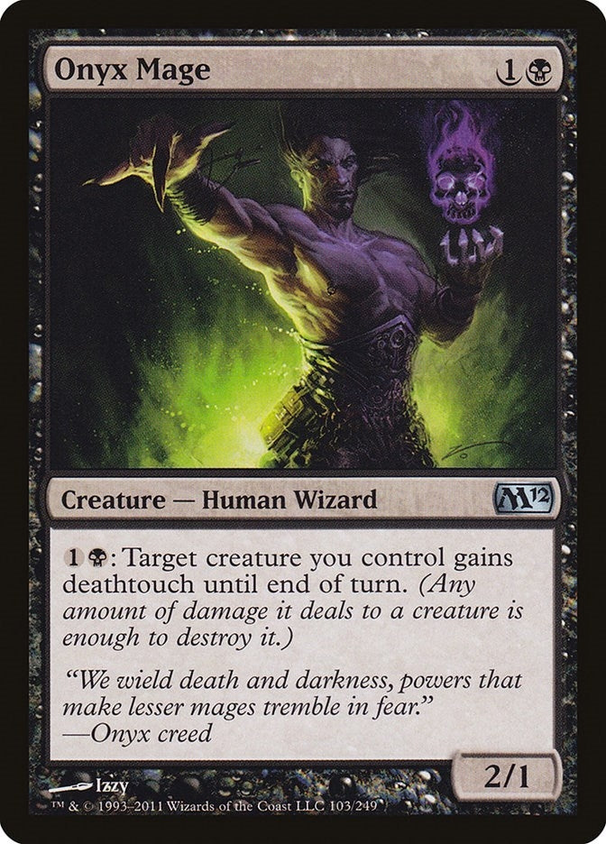 Image for Onyx Mage (Magic 2012 (M12)) (103) - Magic: The Gathering