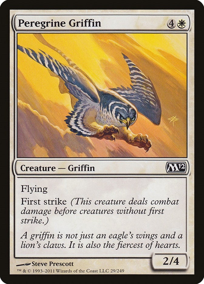 Image for Peregrine Griffin (Magic 2012 (M12)) (29) - Magic: The Gathering