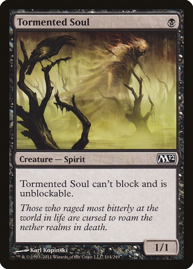 Image for Tormented Soul (Magic 2012 (M12)) (114) - Magic: The Gathering