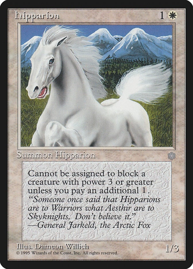 Image for Hipparion (Ice Age) - Magic: The Gathering