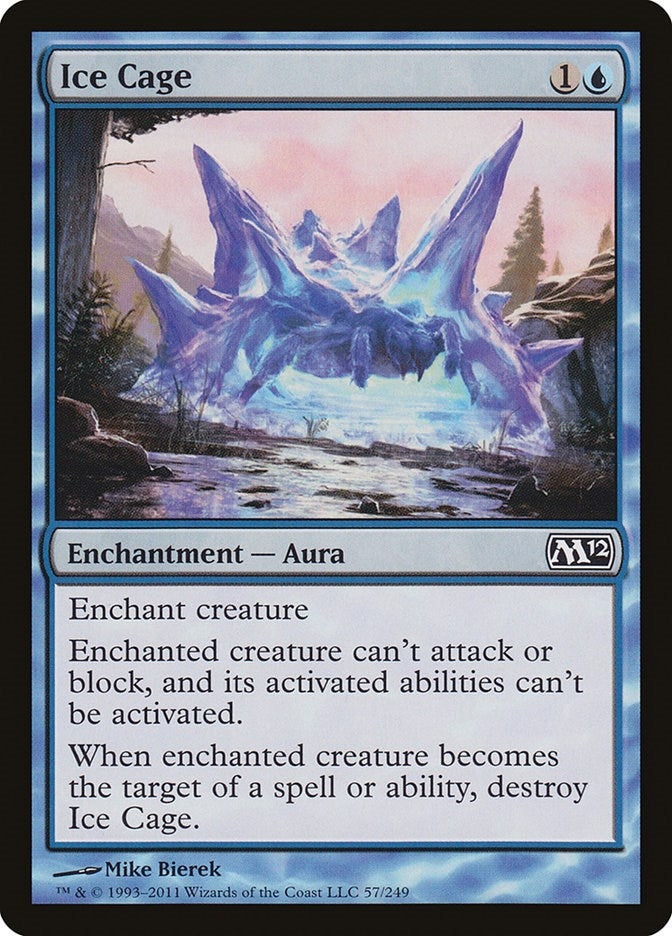 Image for Ice Cage (Magic 2012 (M12)) (57) - Magic: The Gathering