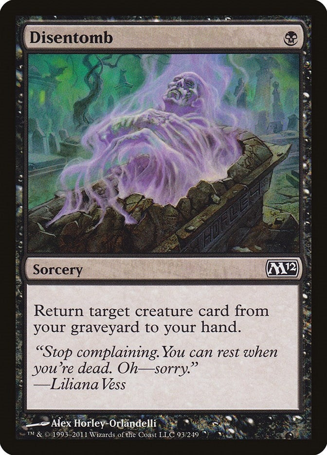 Image for Disentomb (Magic 2012 (M12)) (93) - Magic: The Gathering