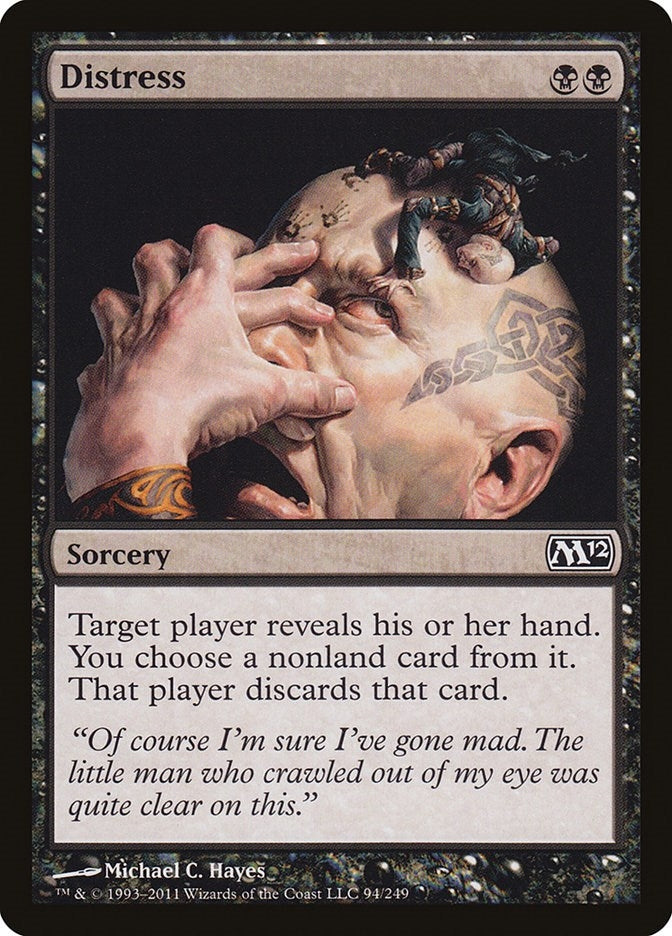 Image for Distress (Magic 2012 (M12)) (94) - Magic: The Gathering