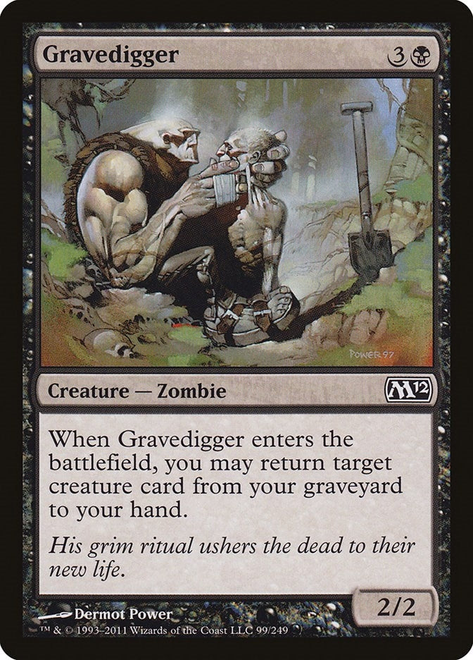 Image for Gravedigger (Magic 2012 (M12)) (99) - Magic: The Gathering