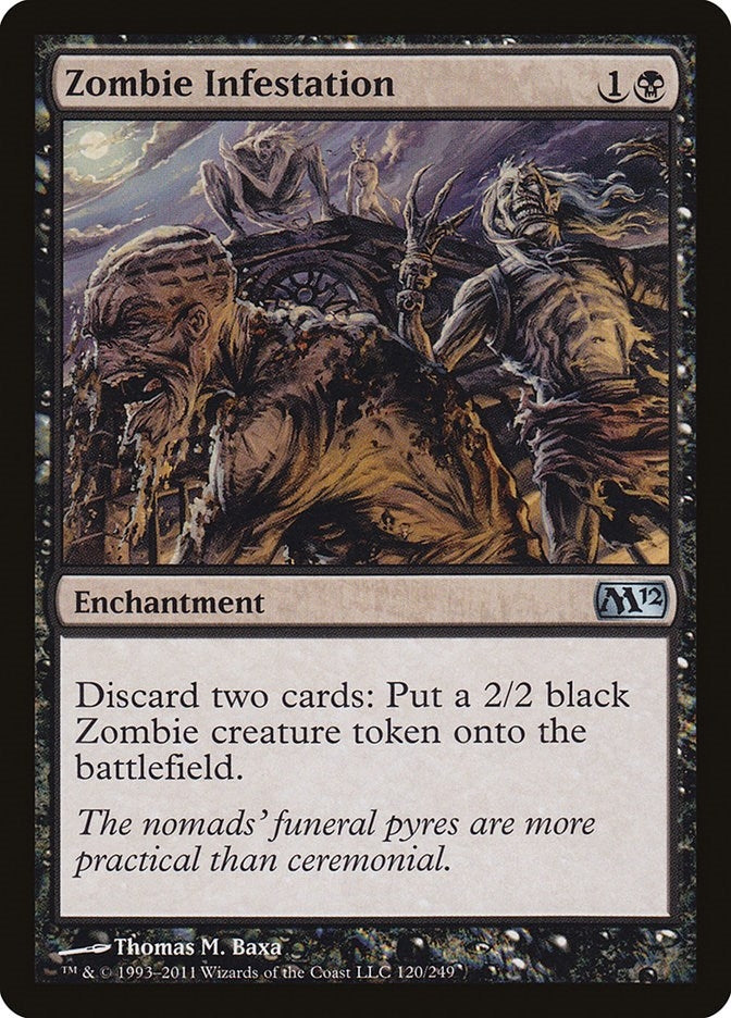 Image for Zombie Infestation (Magic 2012 (M12)) (120) - Magic: The Gathering