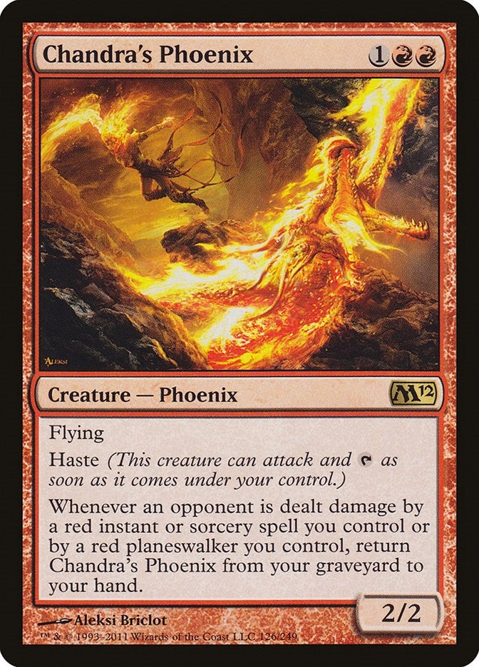 Image for Chandra's Phoenix (Magic 2012 (M12)) (126) - Magic: The Gathering