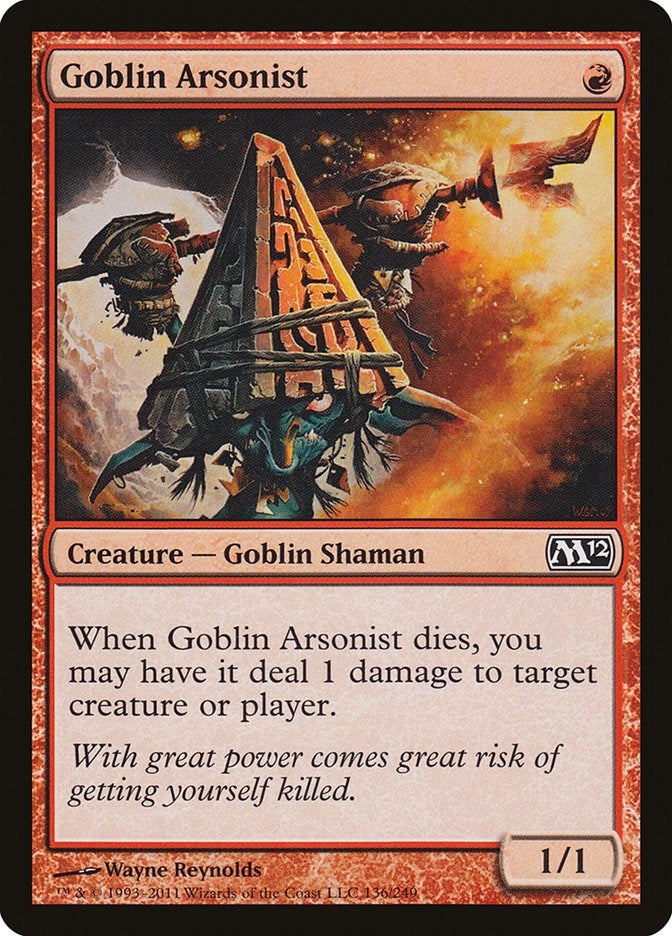 Image for Goblin Arsonist (Magic 2012 (M12)) (136) - Magic: The Gathering
