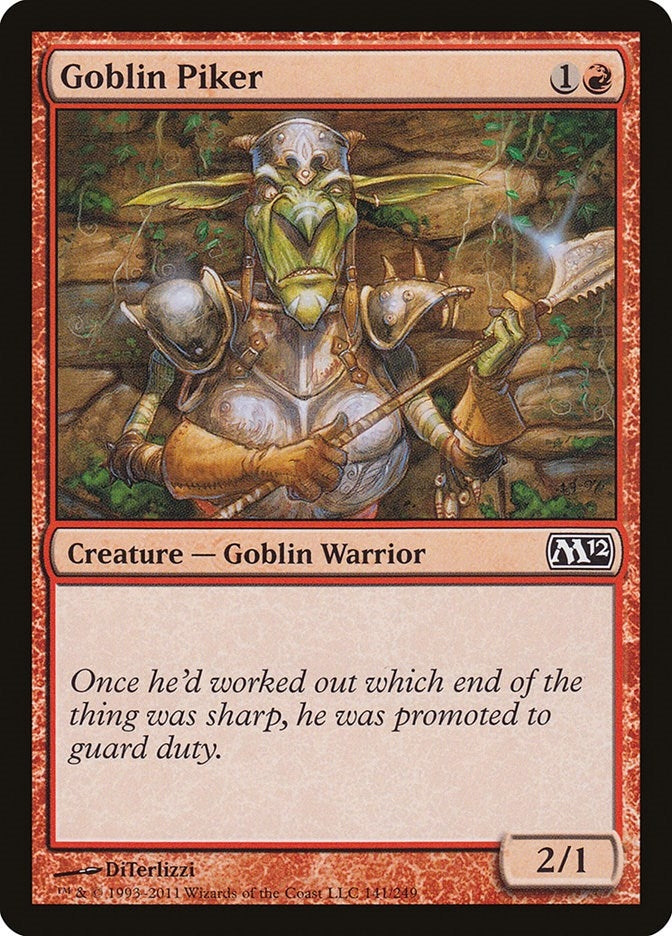 Image for Goblin Piker (Magic 2012 (M12)) (141) - Magic: The Gathering