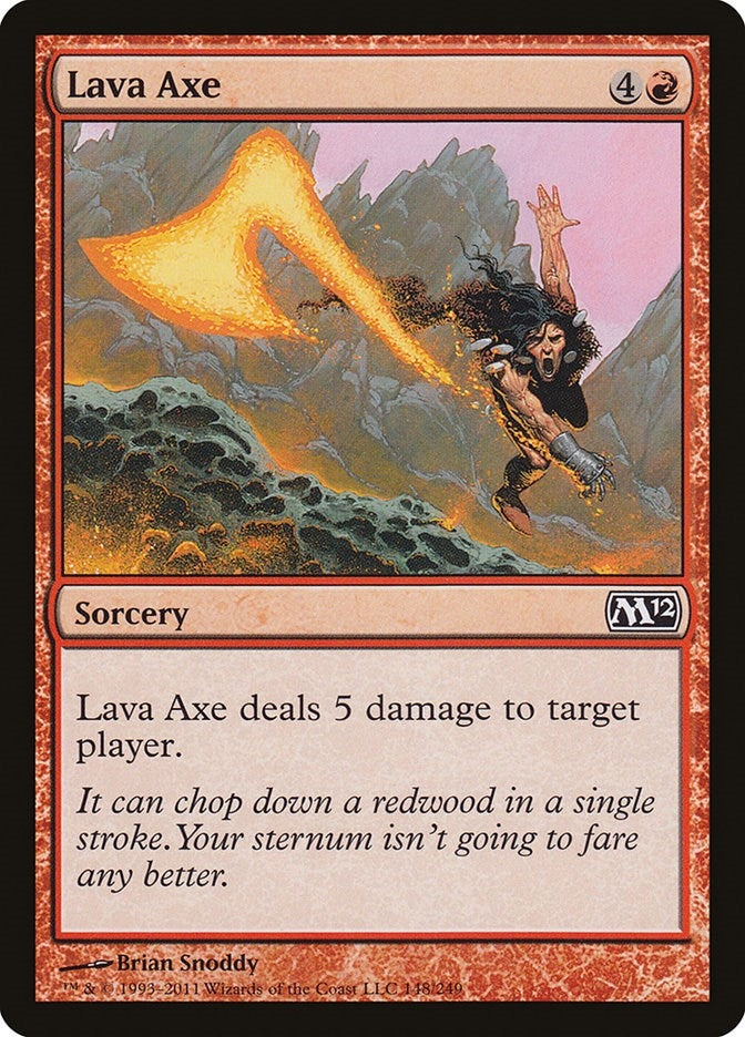 Image for Lava Axe (Magic 2012 (M12)) (148) - Magic: The Gathering