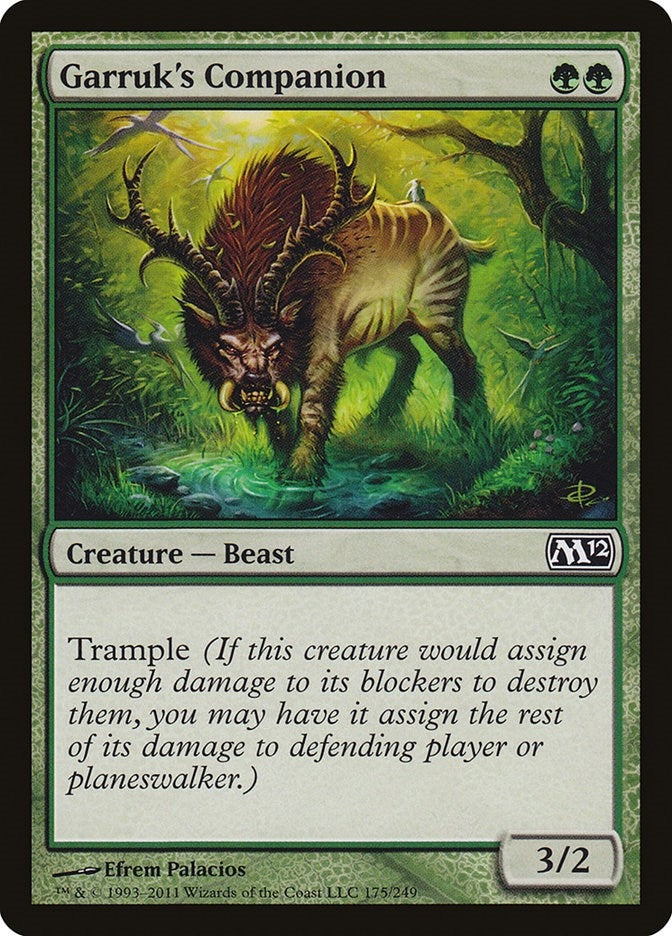 Image for Garruk's Companion (Magic 2012 (M12)) (175) - Magic: The Gathering