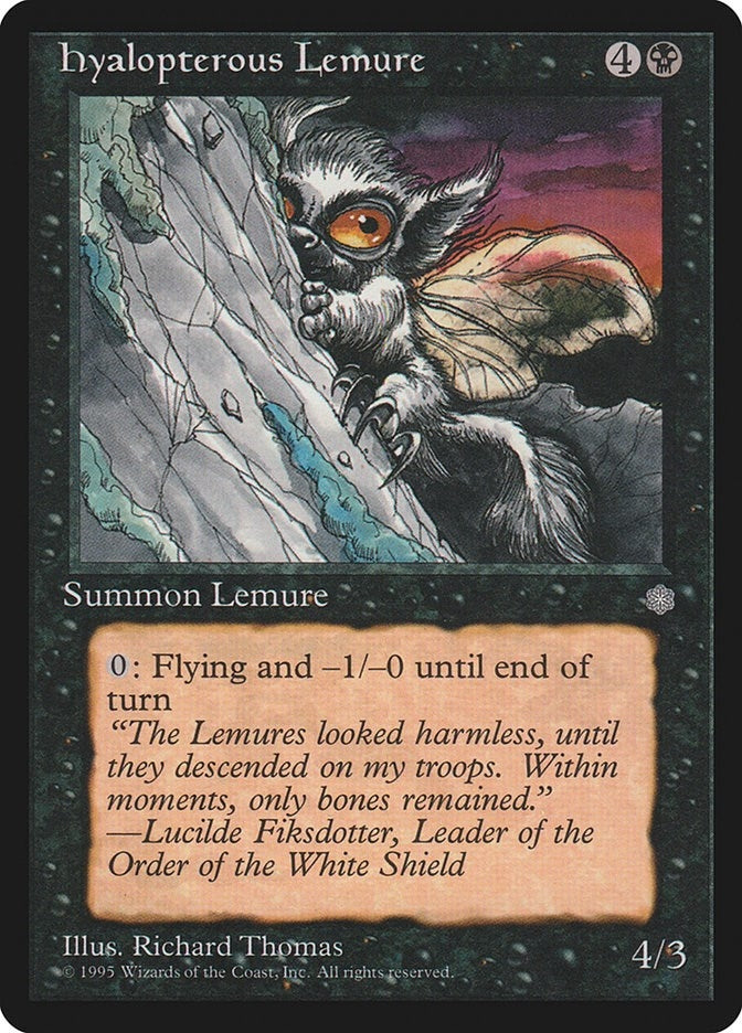 Image for Hyalopterous Lemure (Ice Age) - Magic: The Gathering