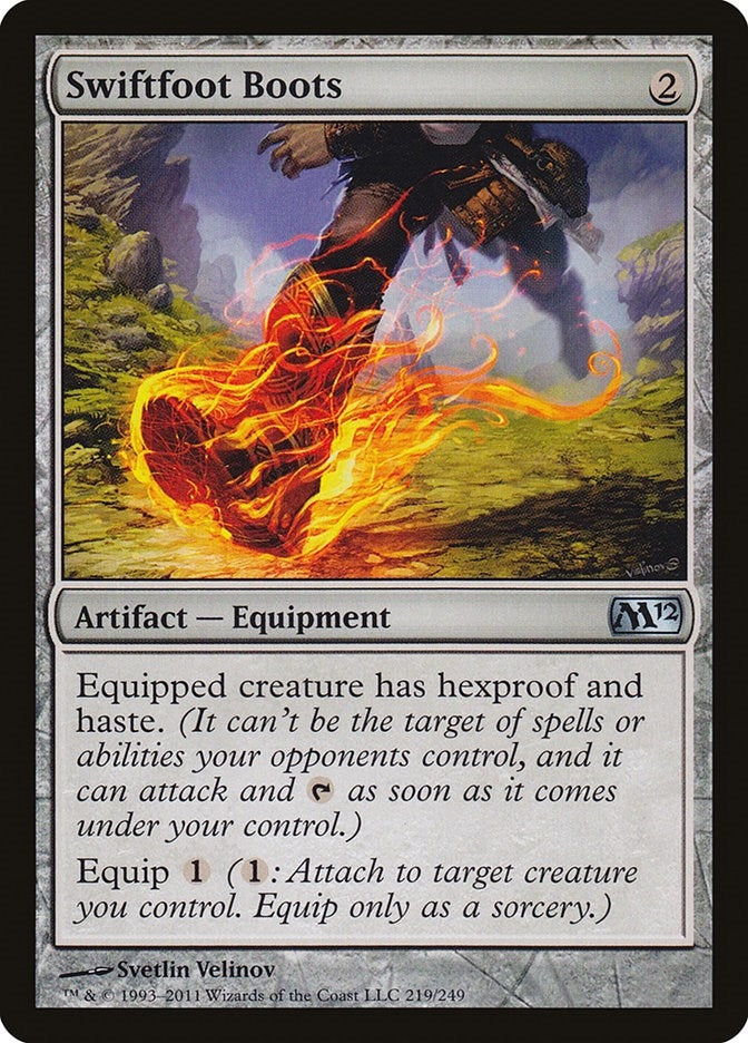 Image for Swiftfoot Boots (Magic 2012 (M12)) (219) - Magic: The Gathering