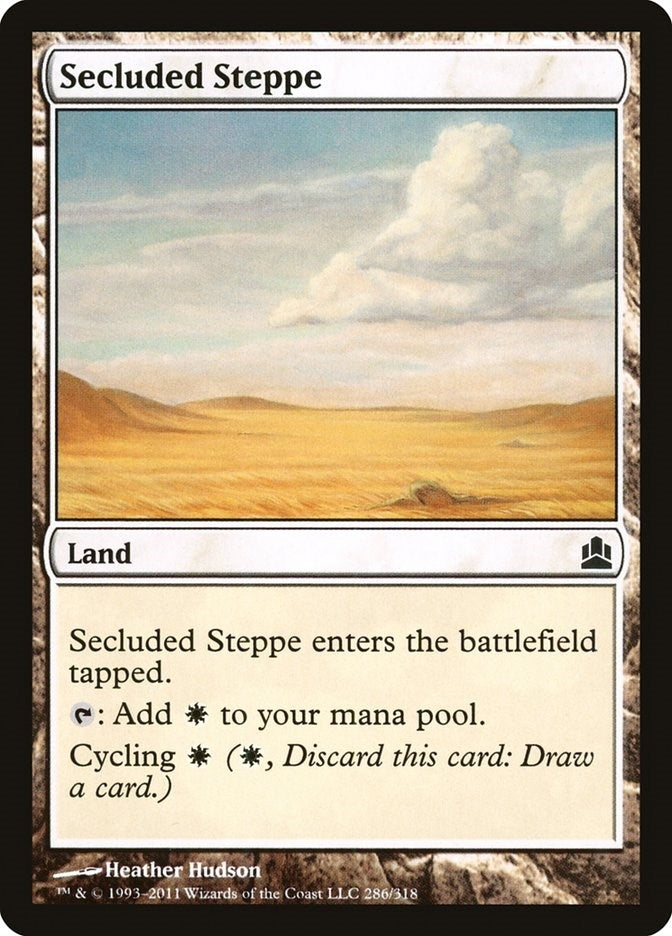 Image for Secluded Steppe (Commander) (286) - Magic: The Gathering