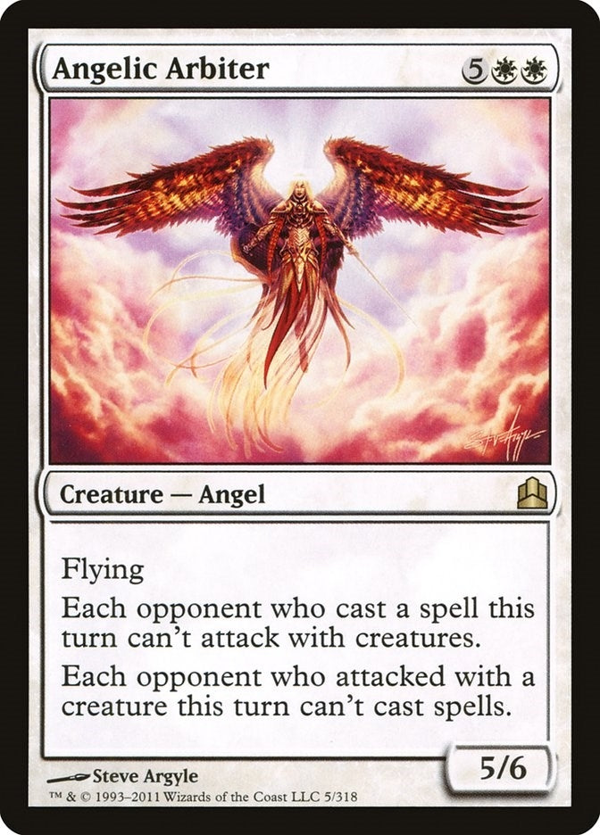 Image for Angelic Arbiter (Commander) (5) - Magic: The Gathering