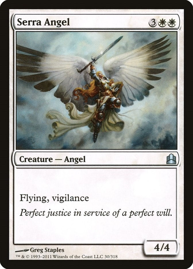 Image for Serra Angel (Commander) (30) - Magic: The Gathering