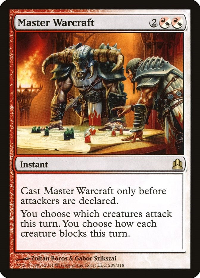 Image for Master Warcraft (Commander) (209) - Magic: The Gathering