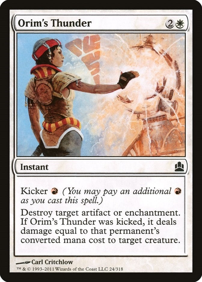 Image for Orim's Thunder (Commander) (24) - Magic: The Gathering