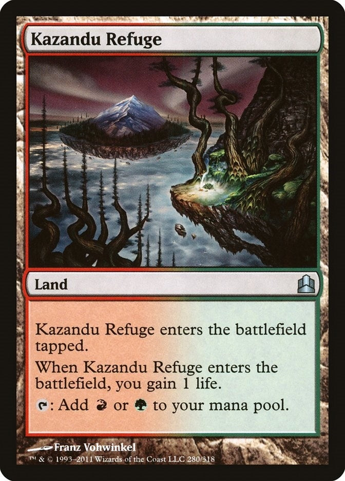 Image for Kazandu Refuge (Commander) (280) - Magic: The Gathering