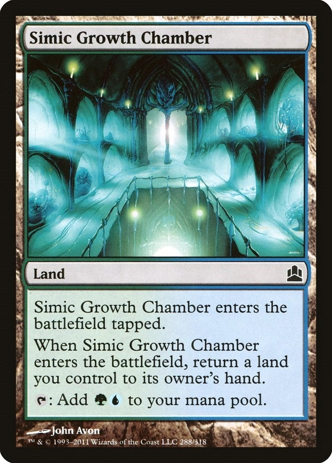 Image for Simic Growth Chamber (Commander) (288) - Magic: The Gathering