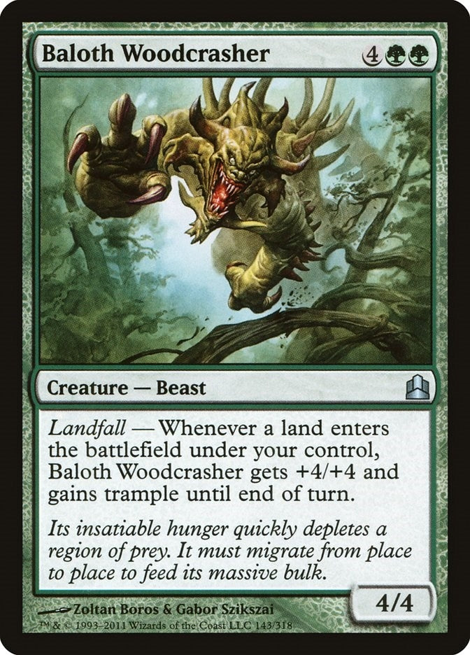 Image for Baloth Woodcrasher (Commander) (143) - Magic: The Gathering