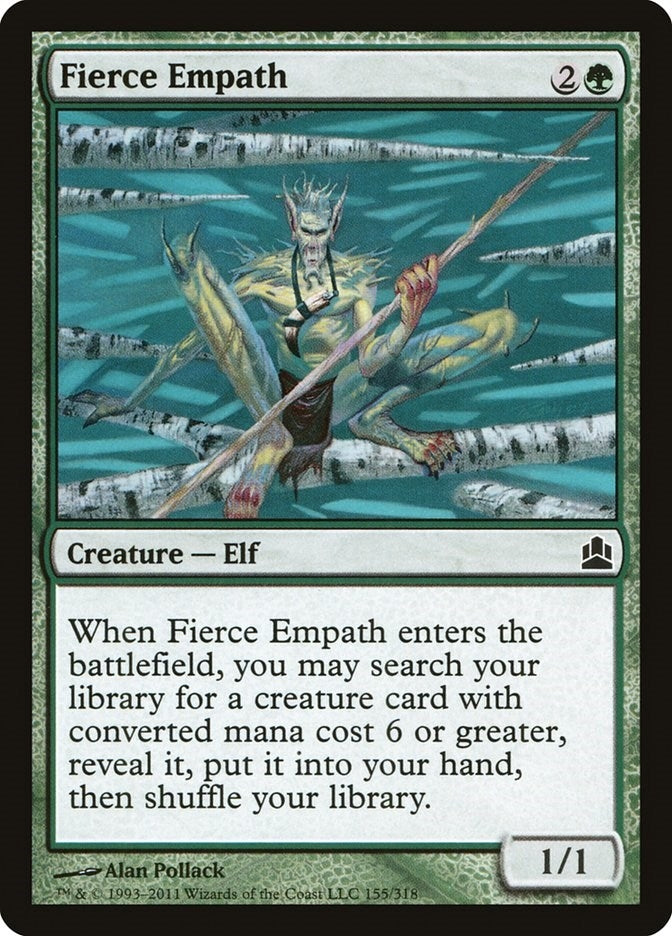 Image for Fierce Empath (Commander) (155) - Magic: The Gathering