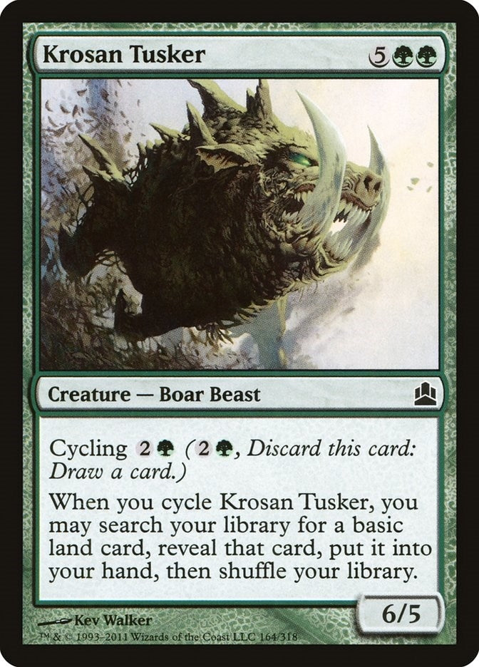 Image for Krosan Tusker (Commander) (164) - Magic: The Gathering