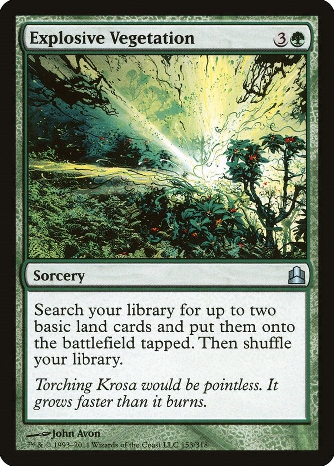 Image for Explosive Vegetation (Commander) (153) - Magic: The Gathering