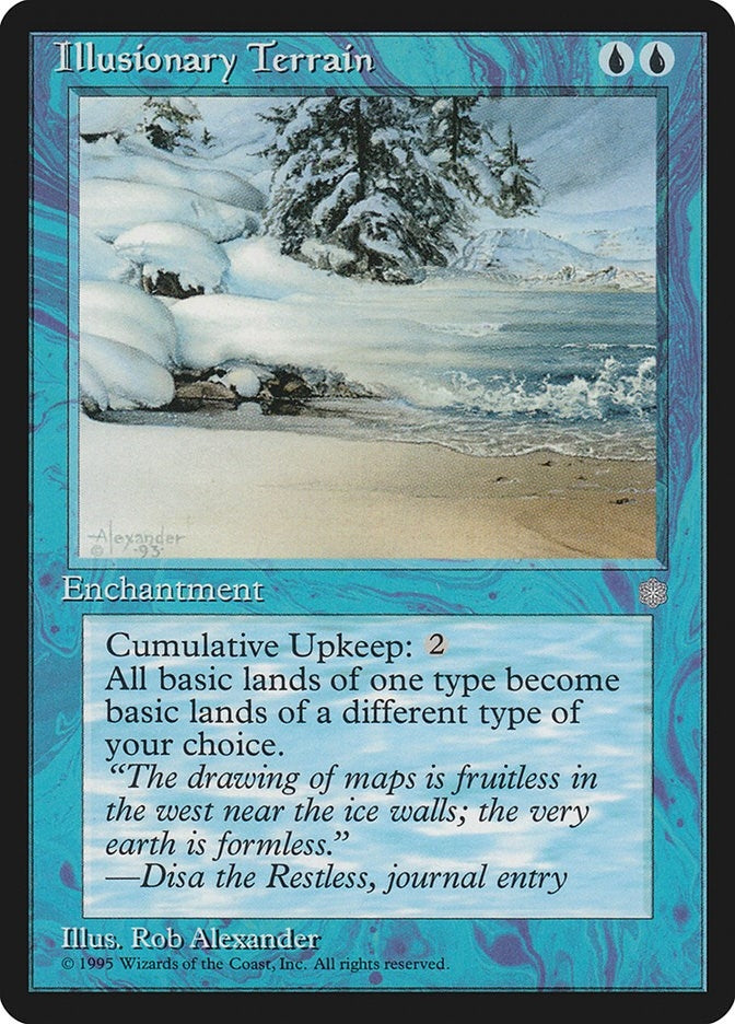 Image for Illusionary Terrain (Ice Age) - Magic: The Gathering