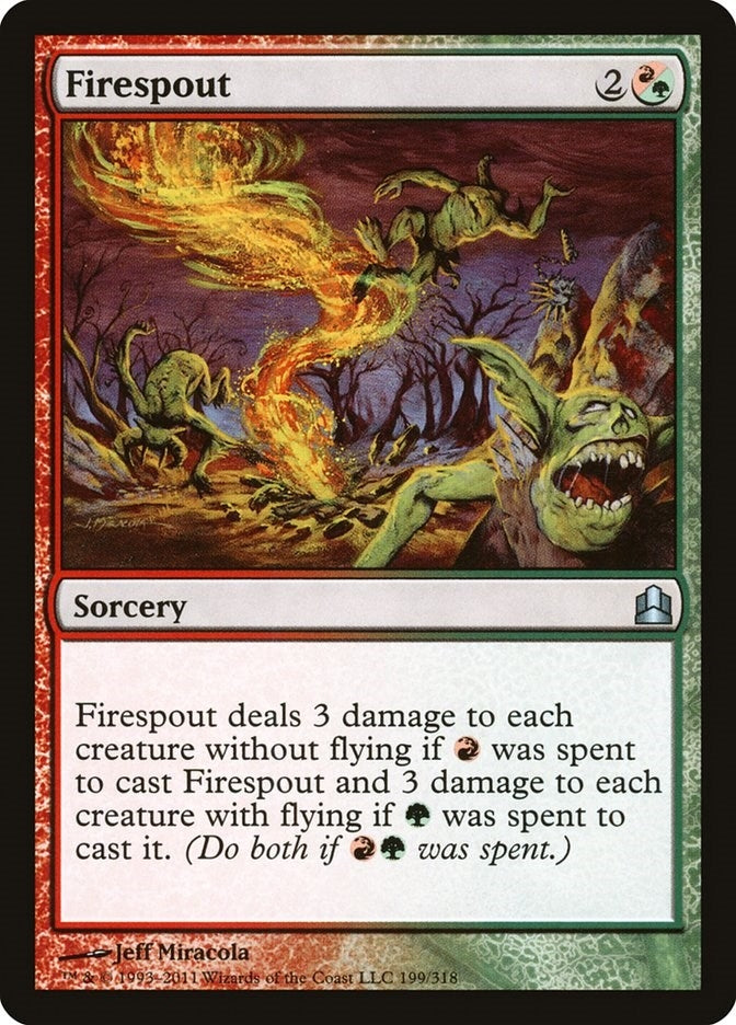 Image for Firespout (Commander) (199) - Magic: The Gathering