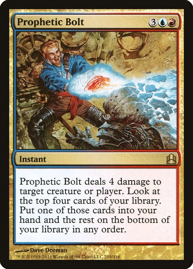 Image for Prophetic Bolt (Commander) (219) - Magic: The Gathering