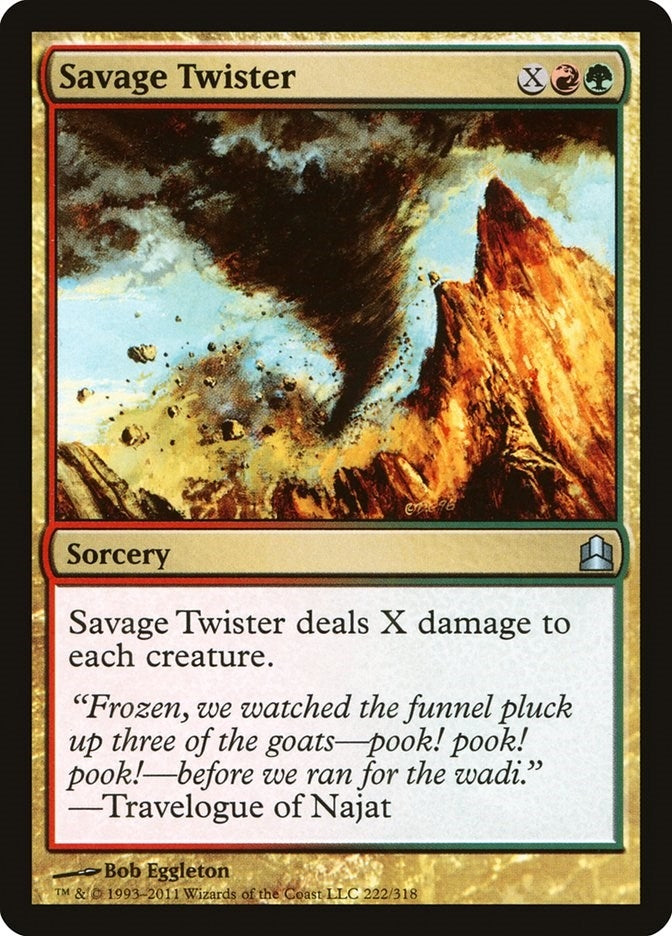 Image for Savage Twister (Commander) (222) - Magic: The Gathering