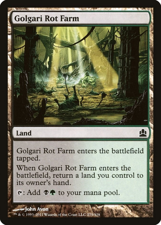 Image for Golgari Rot Farm (Commander) (275) - Magic: The Gathering