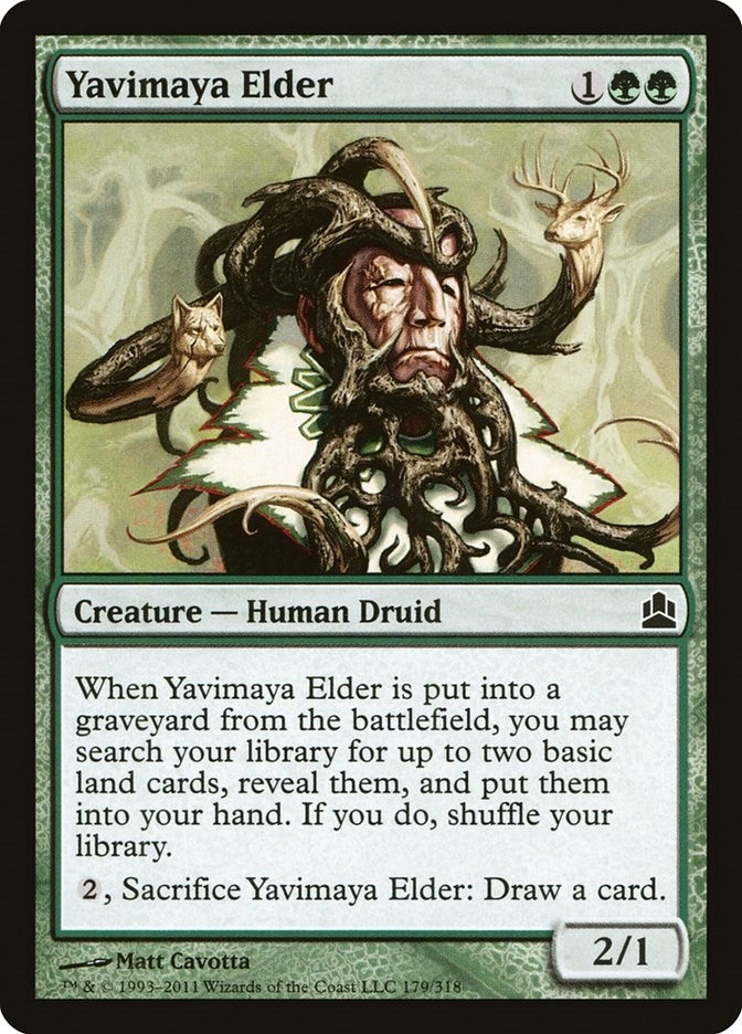 Image for Yavimaya Elder (Commander) (179) - Magic: The Gathering